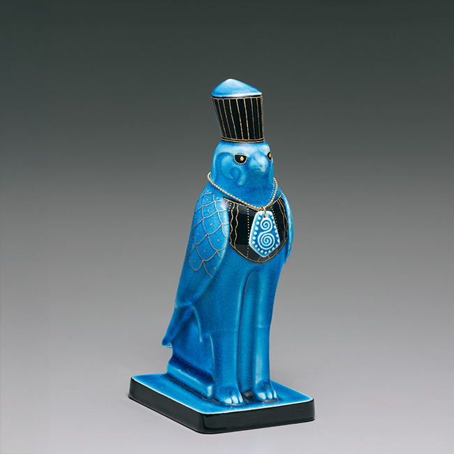 幸兵衛窯 青釉オーナメント／エジプト神 | ライトアップオンラインストア