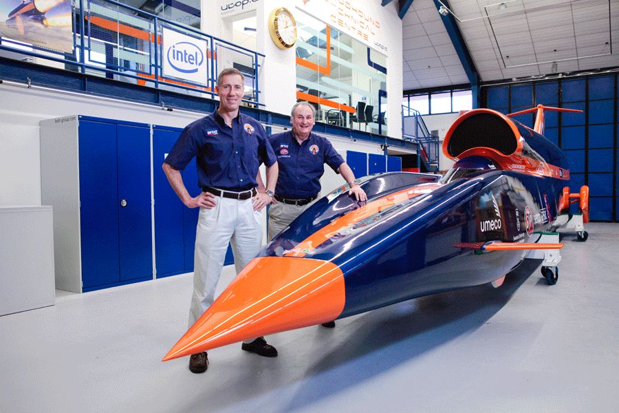 Bloodhound Race Car to Make First Public Run - Light Metal Age