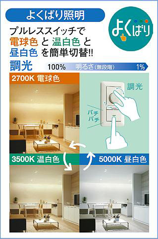 DAIKO 大光電機 LED色温度切替ダウンライト DDL-6202FWG | 商品紹介