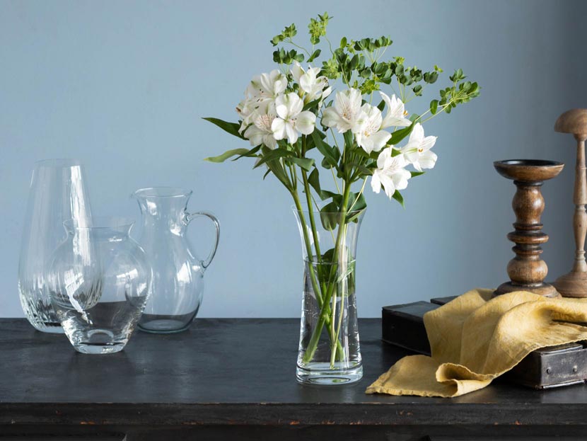 チェコ】ボヘミアンクリスタル花瓶 | 22cm | 24% PbO | ヴィンテージ