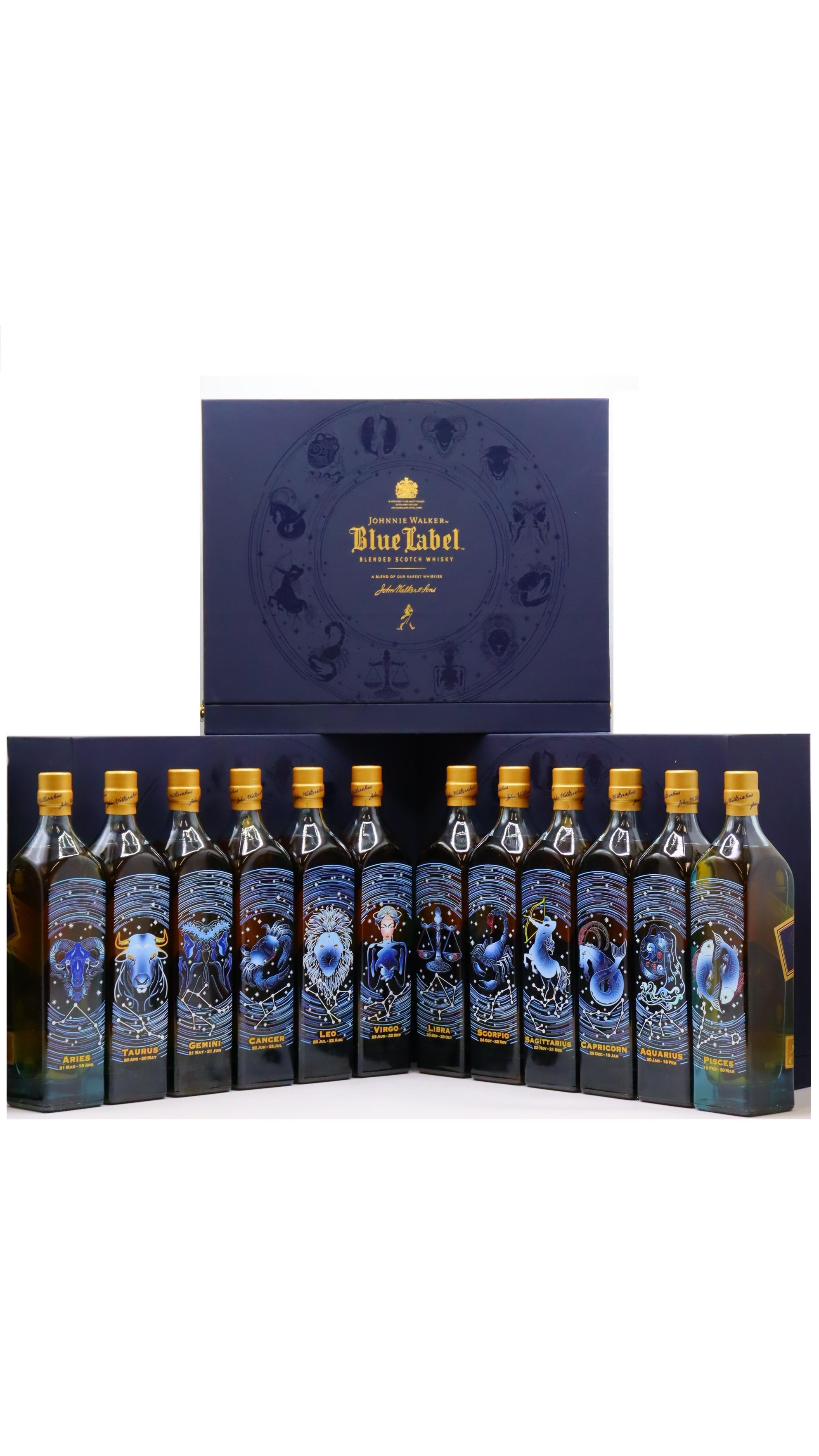 Johnnie Walker - Blue Label - Zodiac Collection 12 x 20cl Whisky