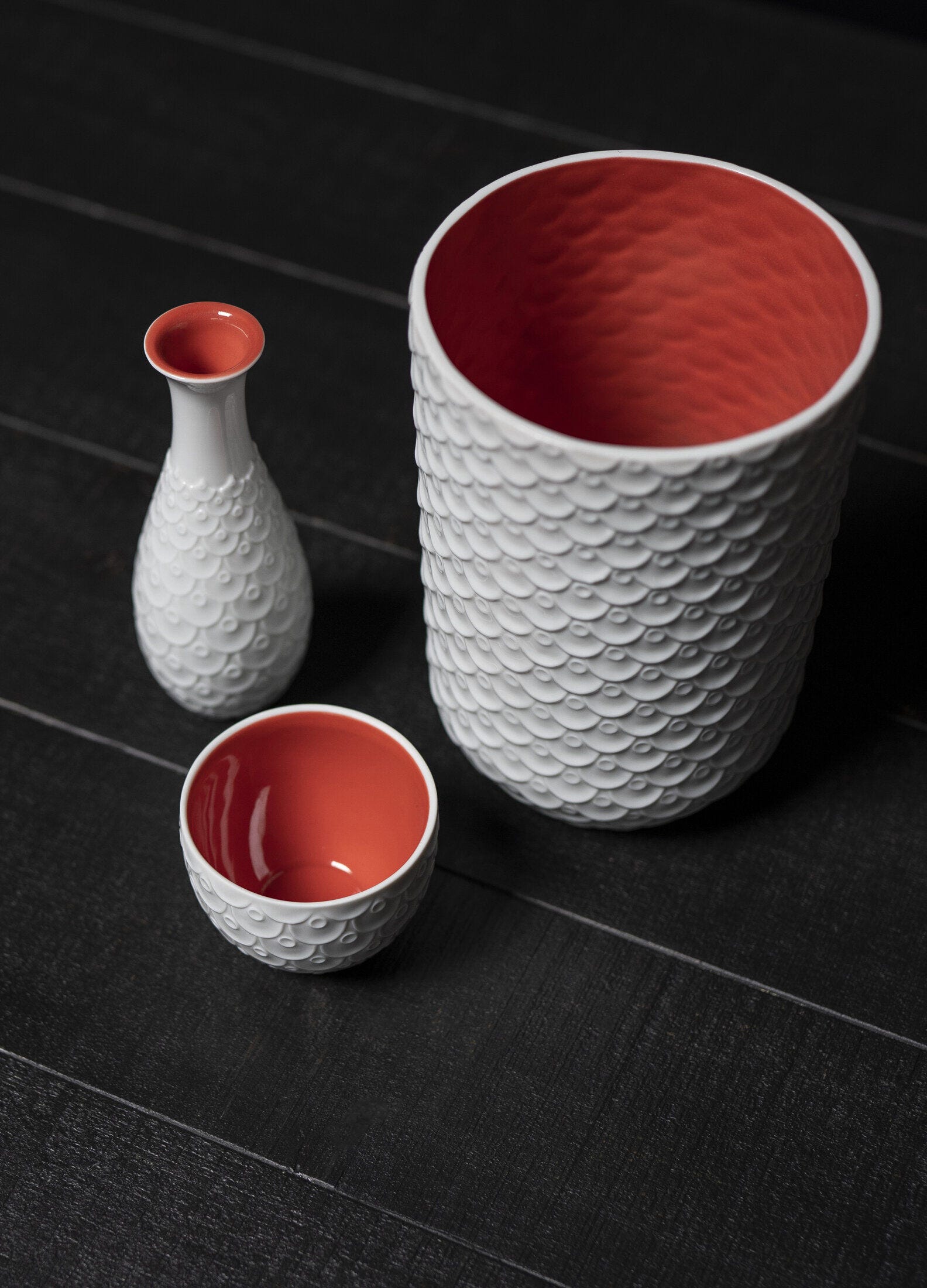 中国民国時代のドラゴンの絵柄 陶器カップ Chinese Dragon - ティーカップ