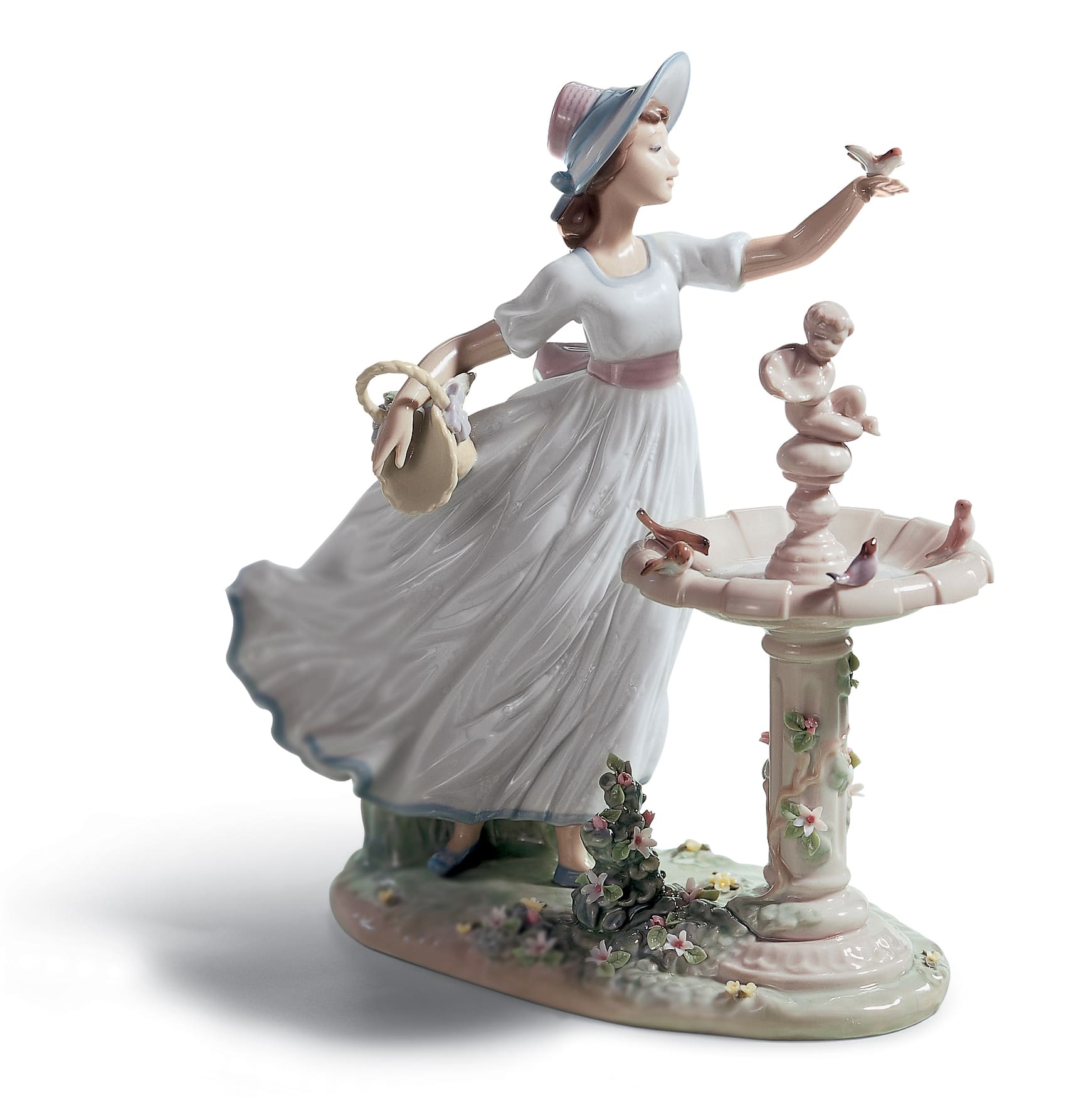 会員限定・希少】LLADRO リヤドロ 『春の香り』箱付 陶器 会員限定