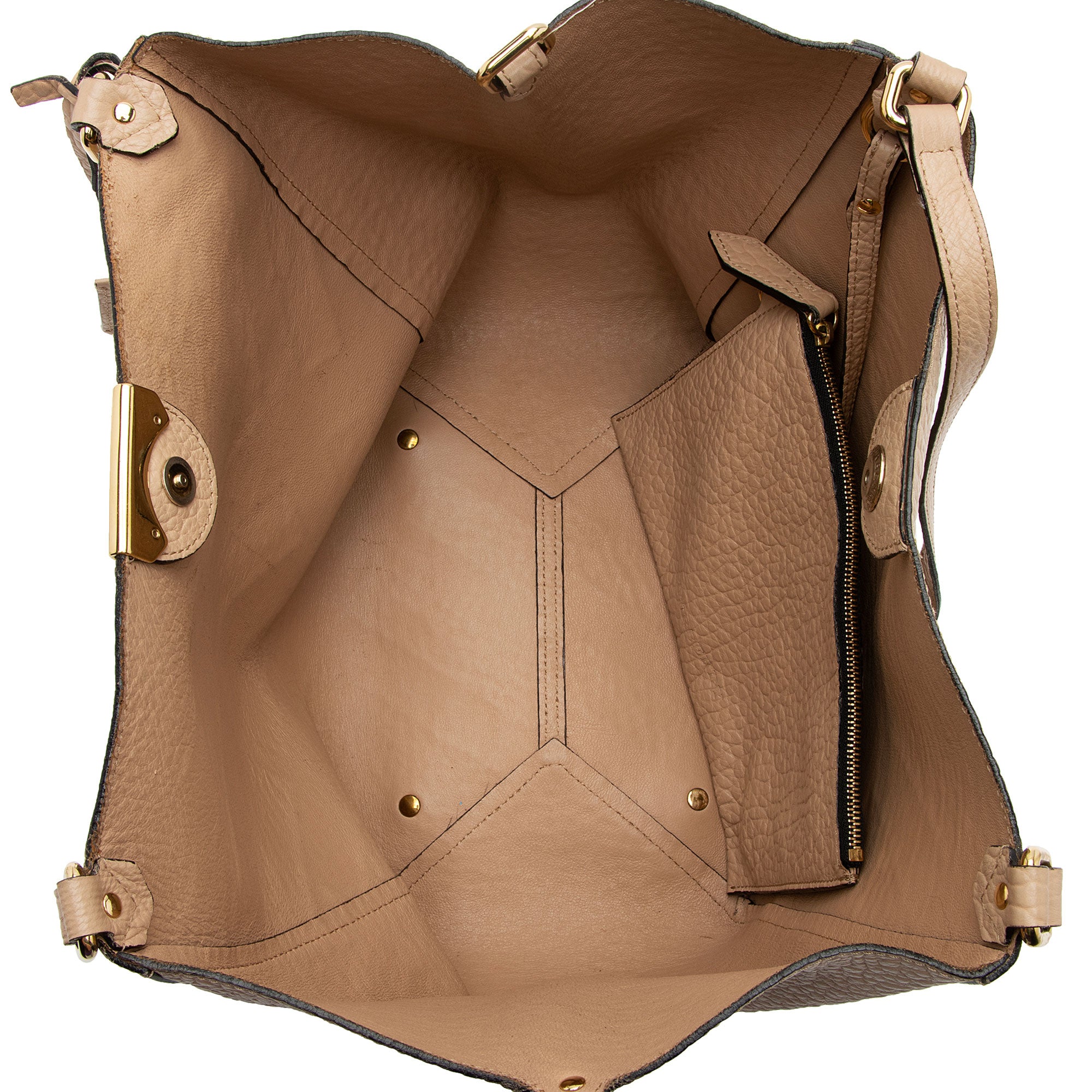 Burberry Embossed Check Leather Canterbury Small Tote (SHF-HNgQeT)