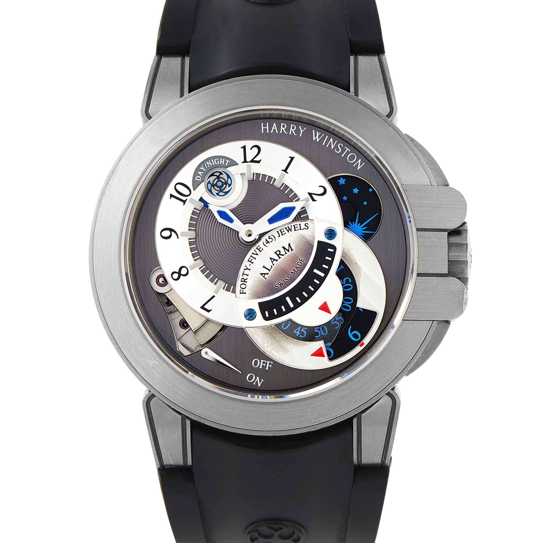 Harry Winston Ocean Project Z6 Alarm Zalium Watch 400/MMAC44ZC.K