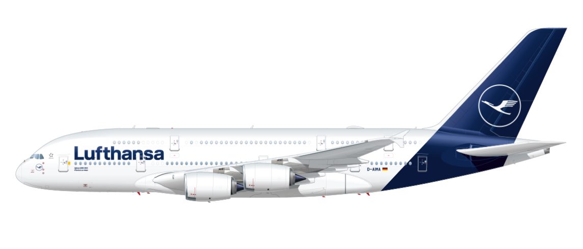 最終値下：エアバスA 380-800 ルフトハンザ航空 (1/200) 最終値下