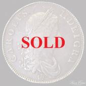 イギリス 1625年 チャールズ1世 クラウン銀貨 タワーミント NGC XF45