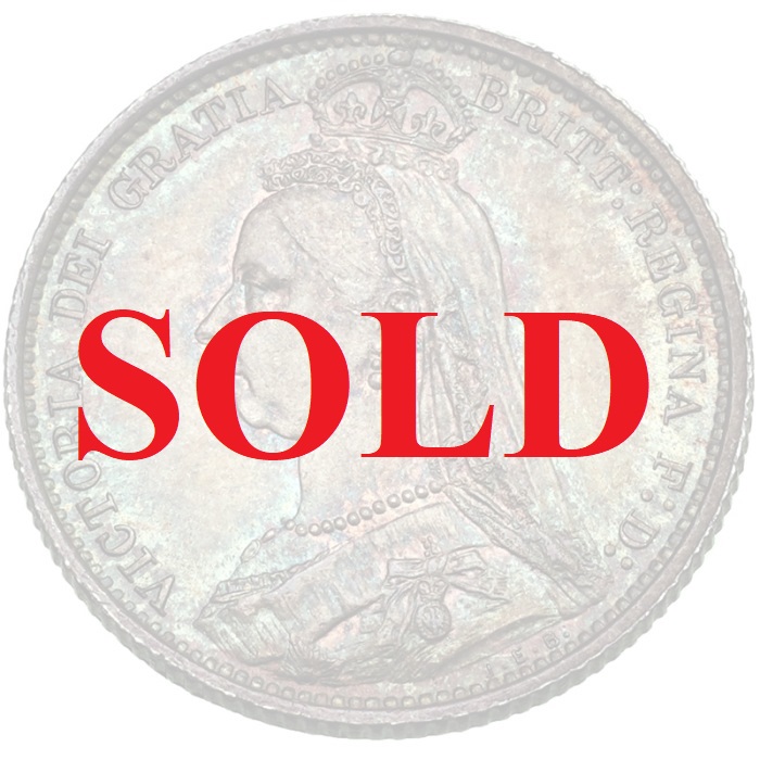 イギリス1887年銘 6ペンス銀貨Sixpence ヴィクトリア ビクトリア