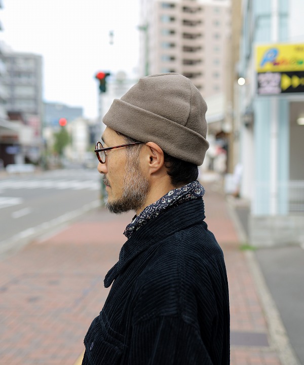 mature ha./マチュアーハ watch cap / lamb wool × suri alpaca（全2色