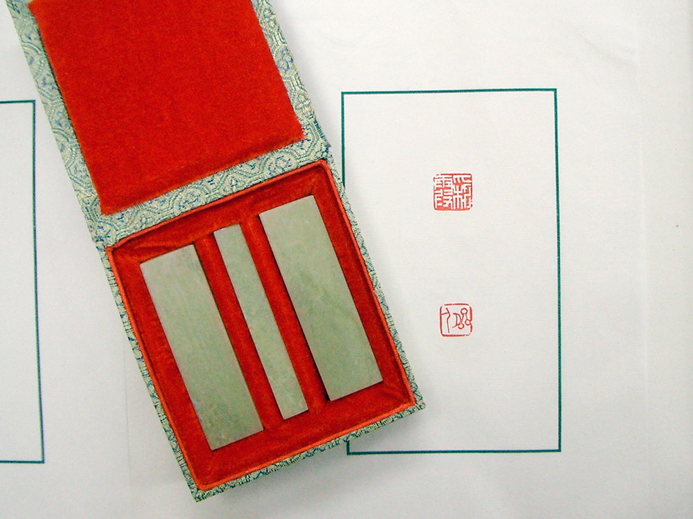 大龍篆刻オーダー《落款印》3顆セット（姓名印と雅号印と関防印