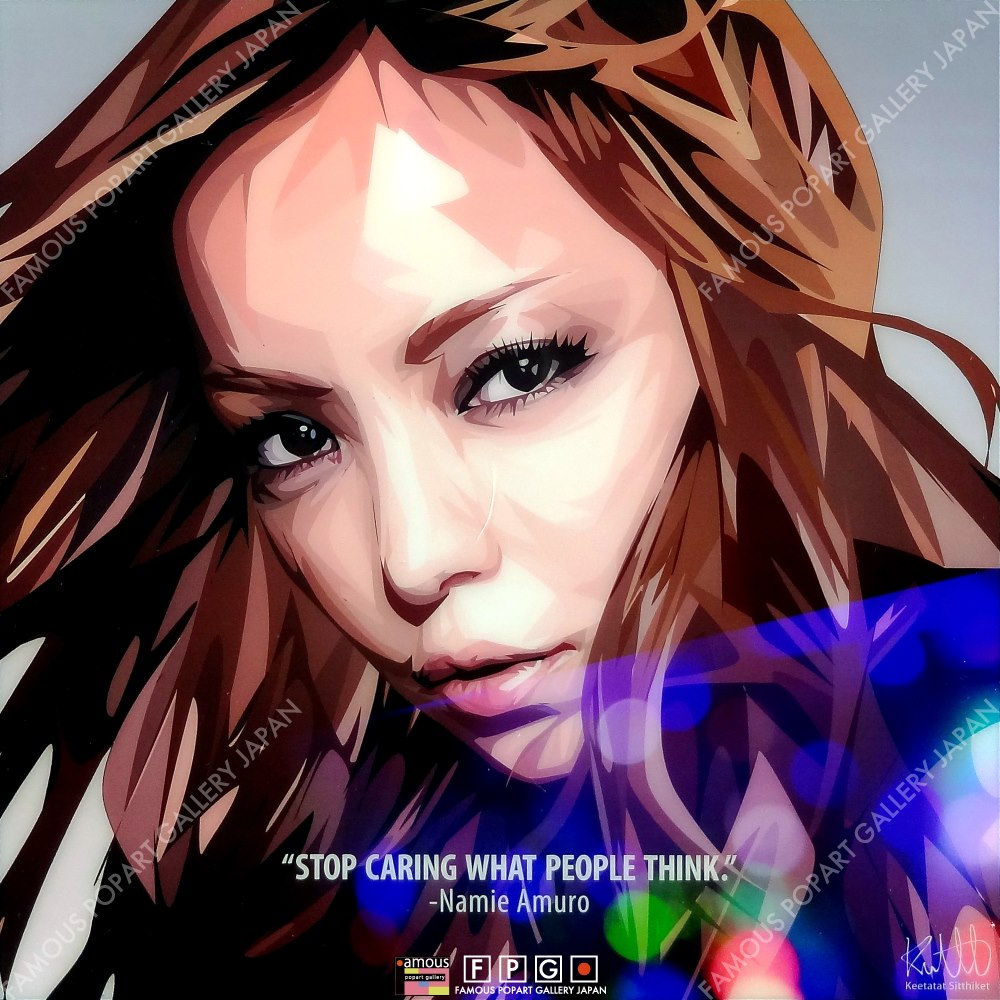NAMIE AMURO -Ver.2- / 安室 奈美恵 [ポップアートパネル / Keetatat