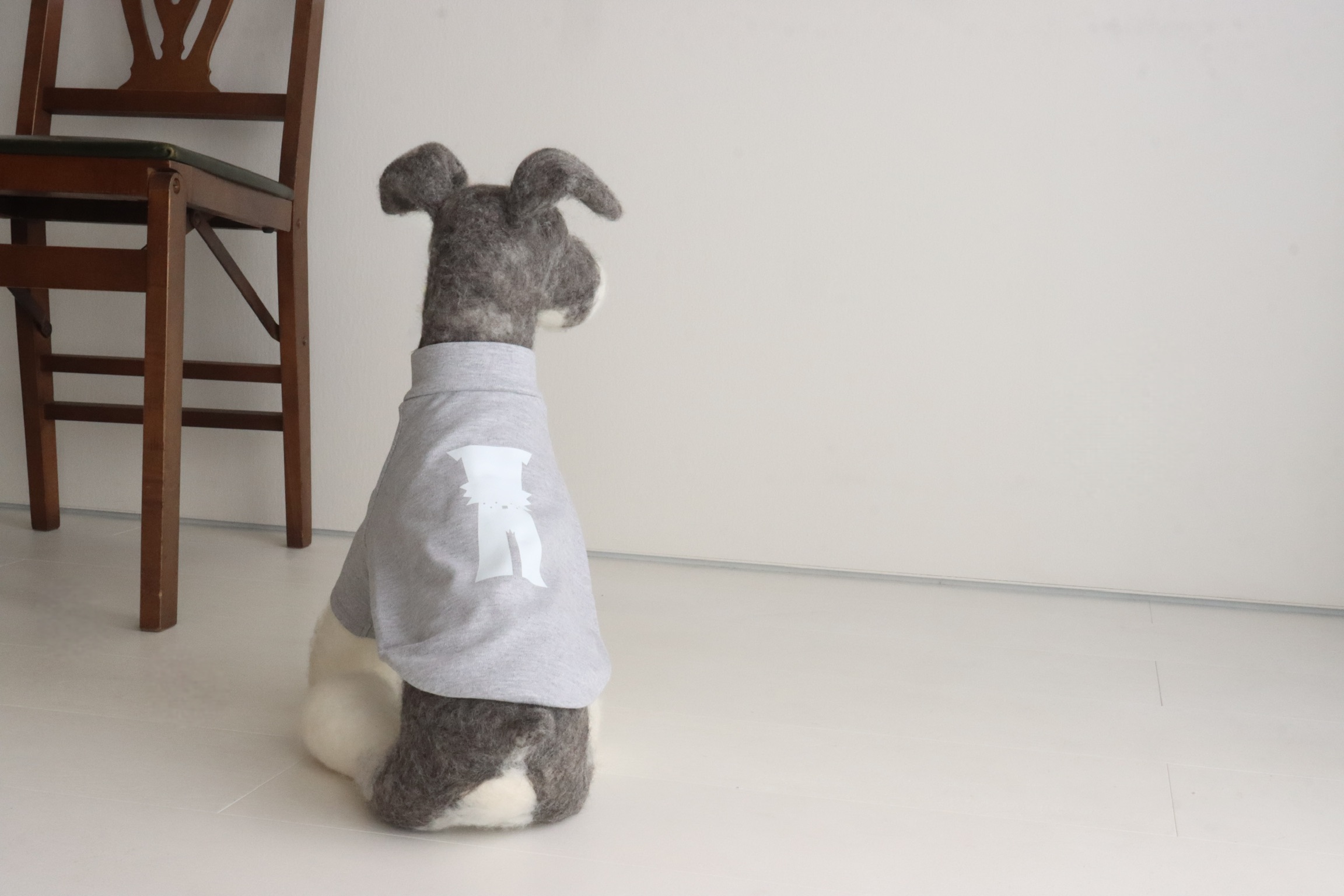 su-ha kun ハイネックTシャツ/シュナウザー・テリア犬服/mmsu-ha