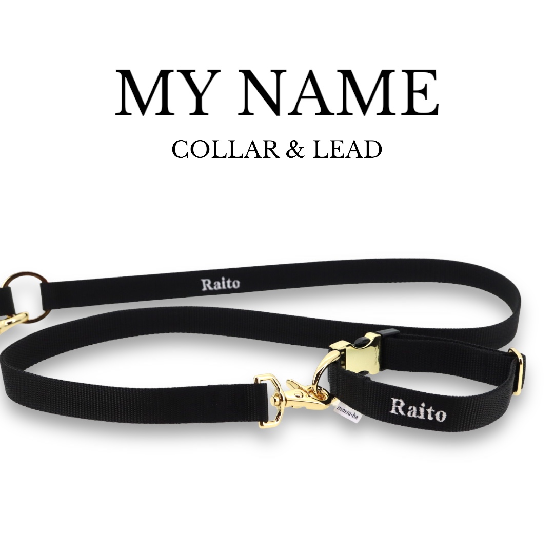 MY NAME 刺繍首輪・リード オーダー