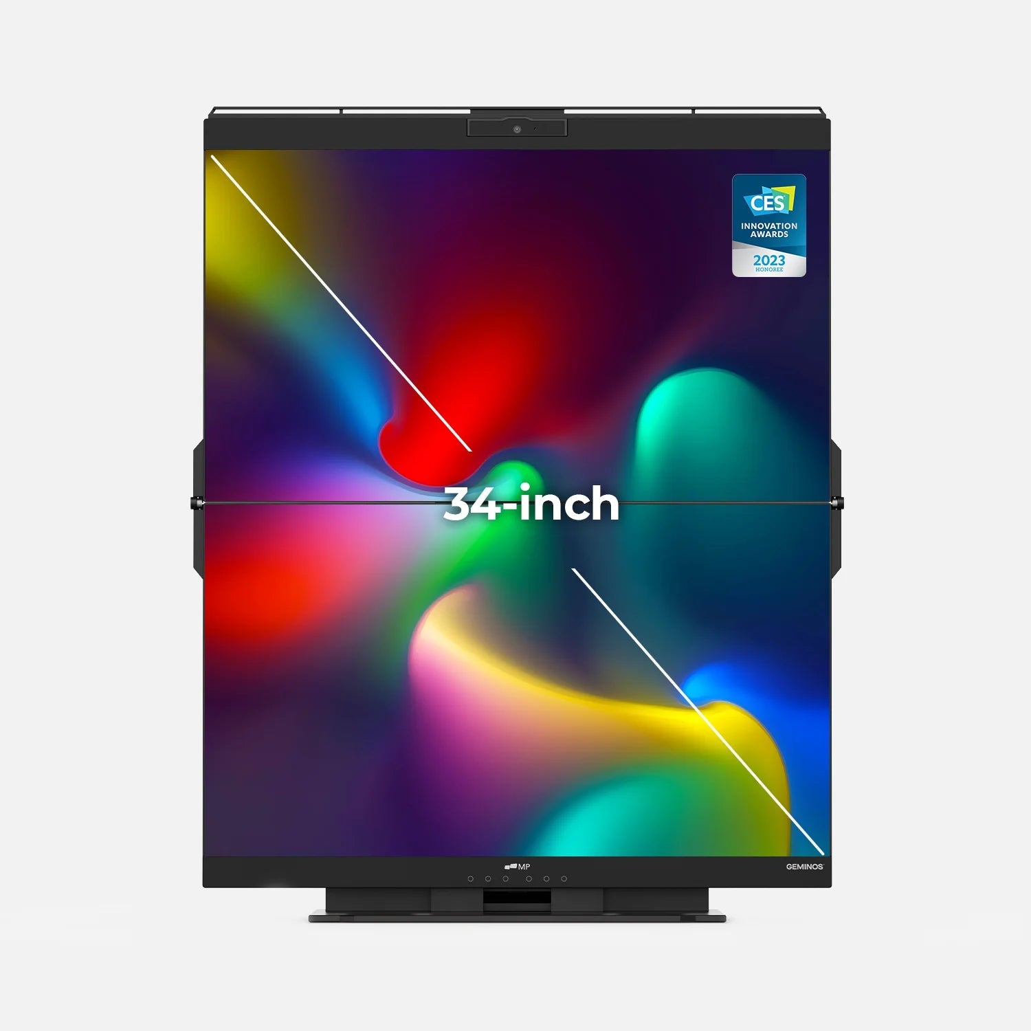 Geminos Series Touch Stacked Dual Screen Monitor for Laptop