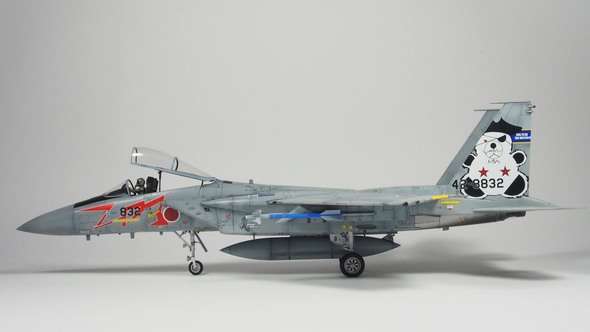 航空機・ヘリコプター F-15J EAGLE JASDF No.203rd Squadron 1:72