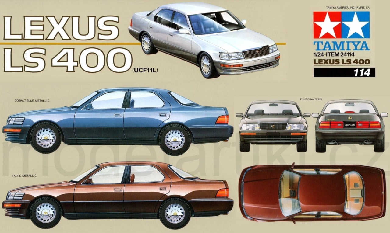 タミヤ レクサスLS400 1/24 プラモデル
