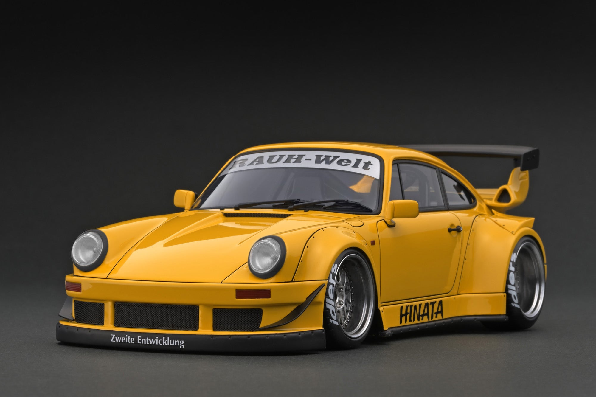 Ignition Model 1:18 Porsche 930 RWB in Yellow – Model Cars Houston