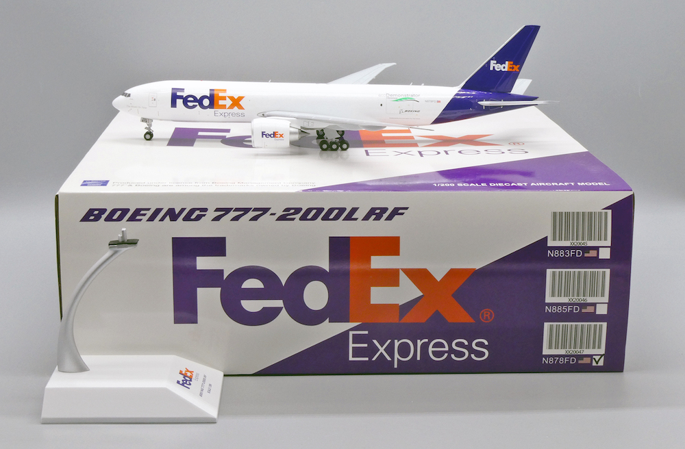 飛行機模型 ディスプレイ FedEx 777-200f PACMIN 飛行機模型