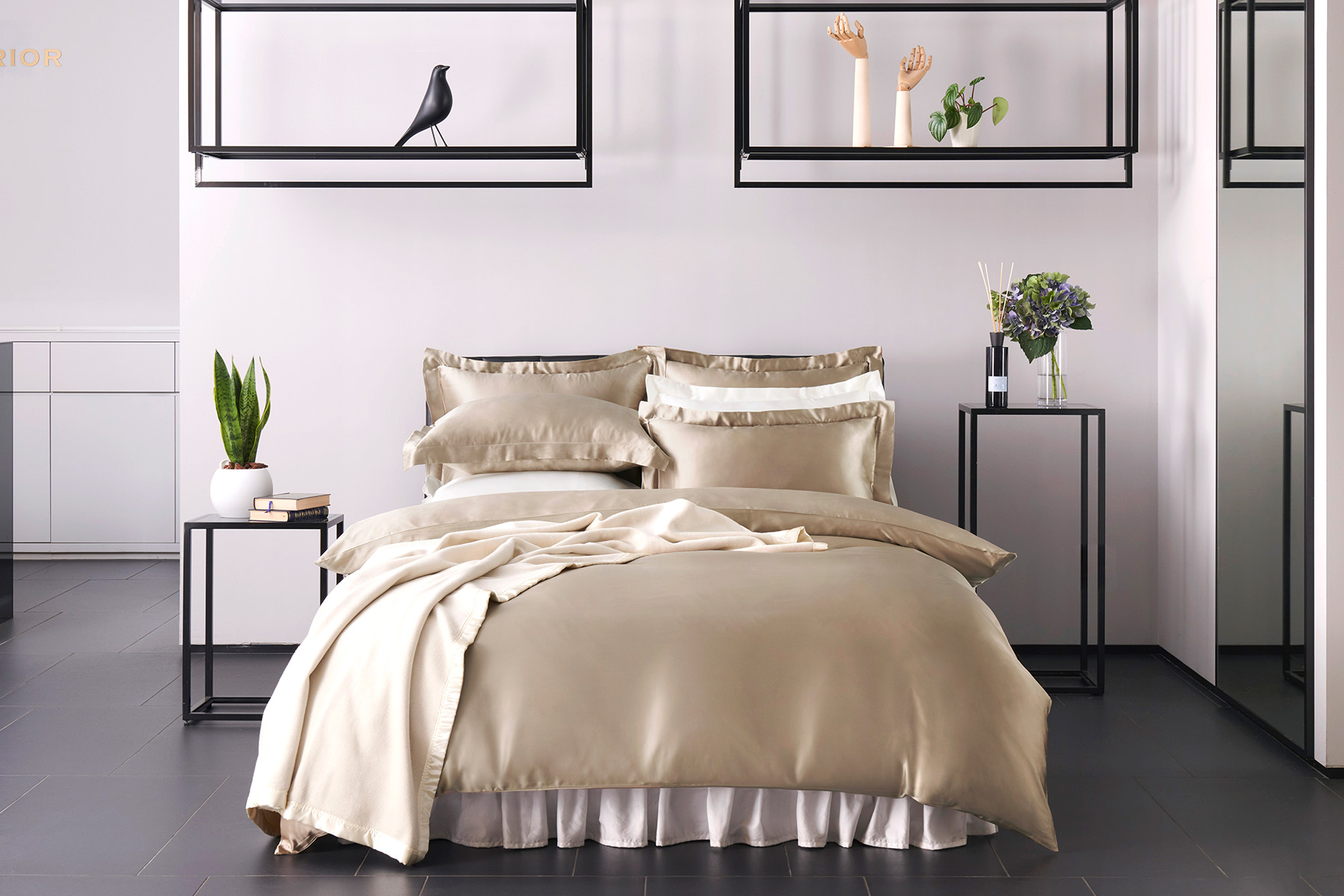 HOTEL LIKE INTERIOR 19匁シルクアイマスク フォグ 22匁 シルク HOTEL