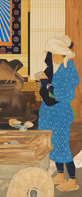 竹内栖鳳《日稼》1917年 - 東京国立近代美術館