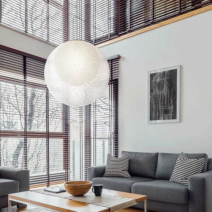 MAYUHANA マユハナ ペンダント Φ360mm 二重 ホワイト YAMAGIWA