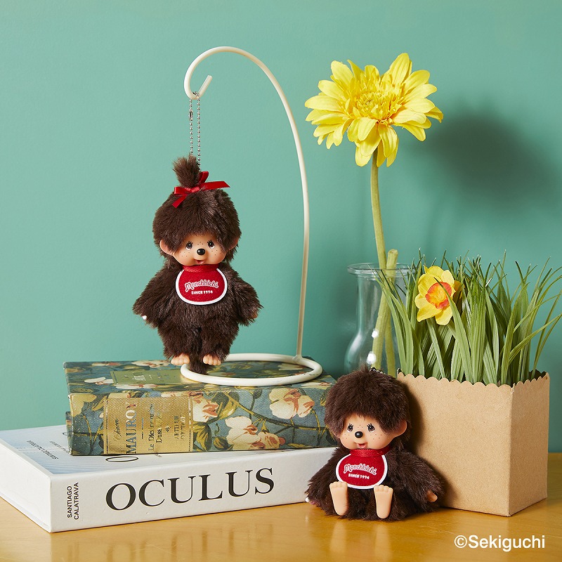 モンチッチ プラチナ40周年限定 ファッション 男の子女の子ペア タグ