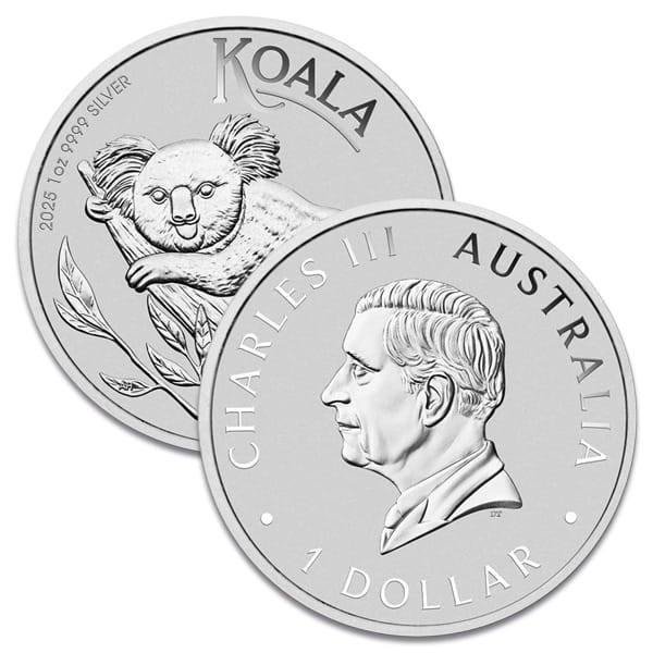 2025 Koala - 1 Troy Oz. Silver, .9999 Pure