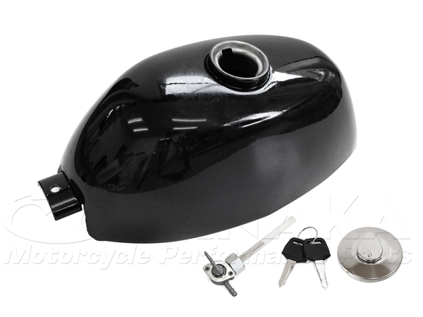 185wZ50A型モンキー用 タンク ブラック｜ モンキーパーツはバイク