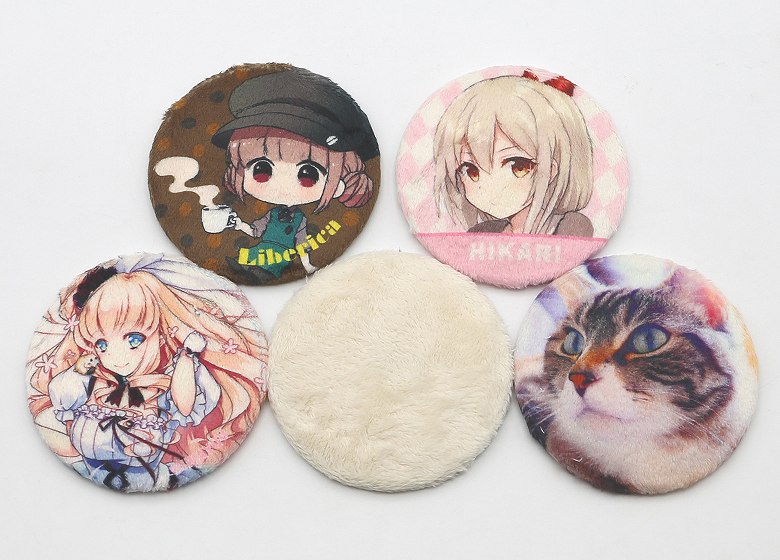 オリジナルふわふわ缶ミラー | オリジナルグッズ・ノベルティ・記念品