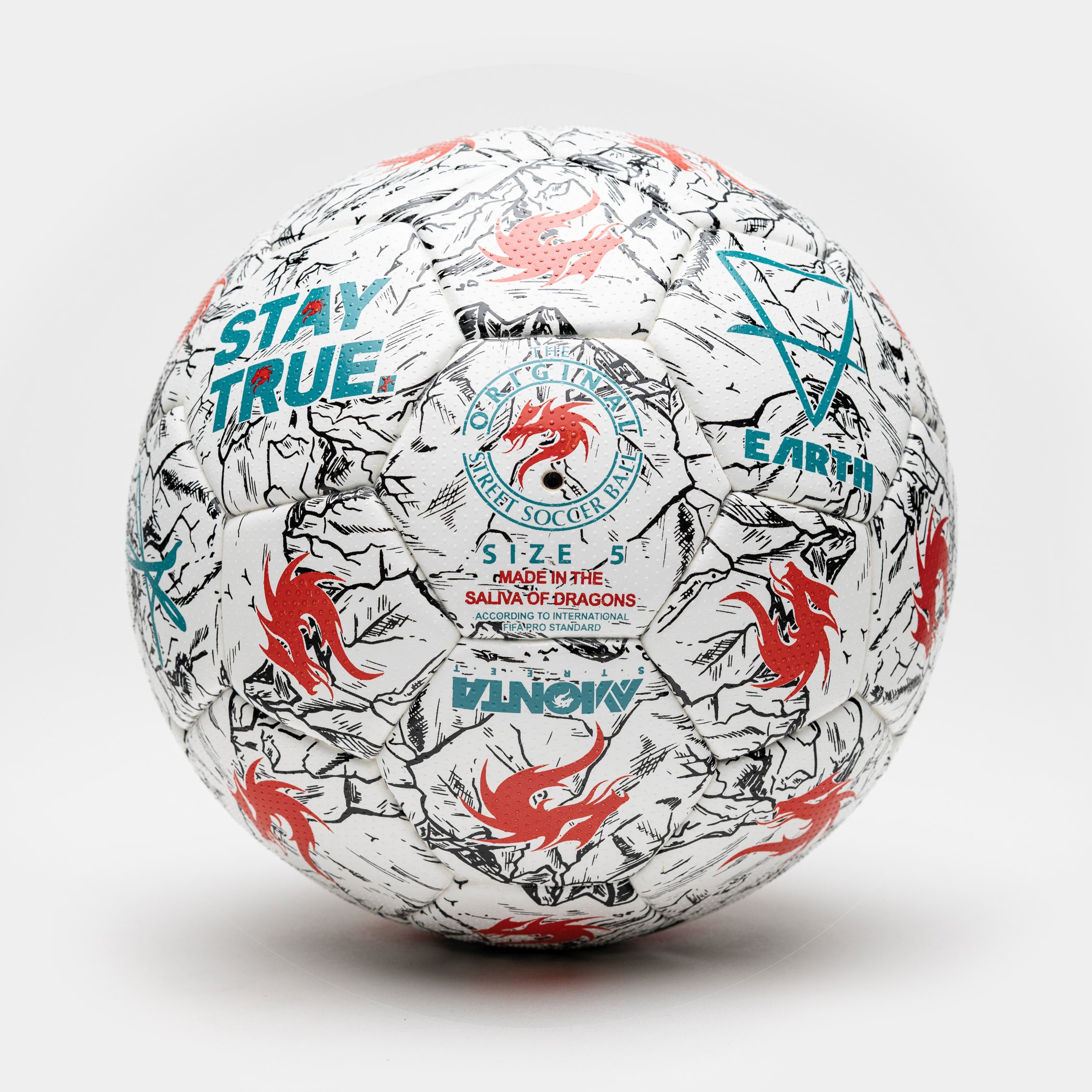 MONTA オリジナルストリートサッカーボール 水色 MONTA オリジナル