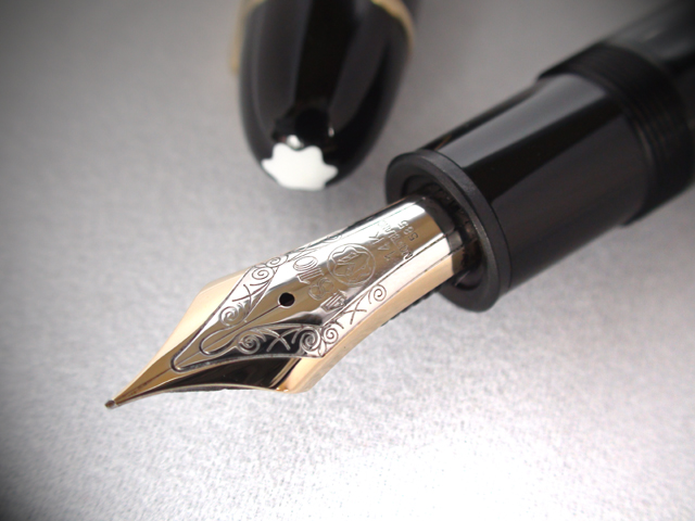 モンブラン 149 エボナイト製 14k 細字 マイスターシュテュック 万年筆
