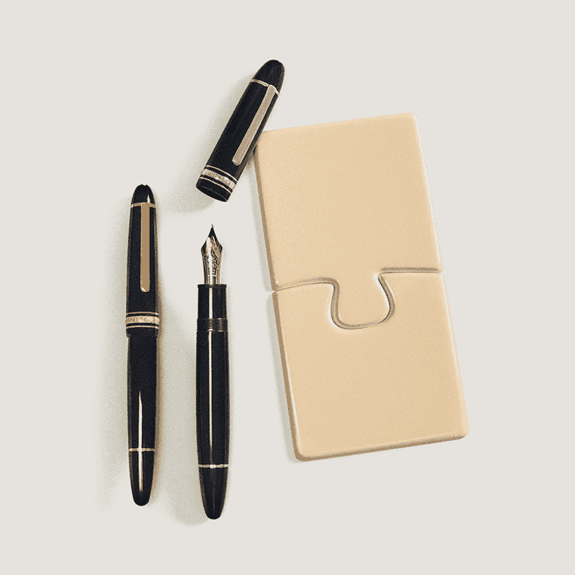 Meisterstück 1-Pen Pouch - Leather - Black - Montblanc® US