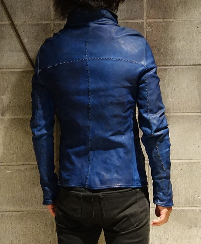 incarnation ホースレザーシャツカラーブルゾン