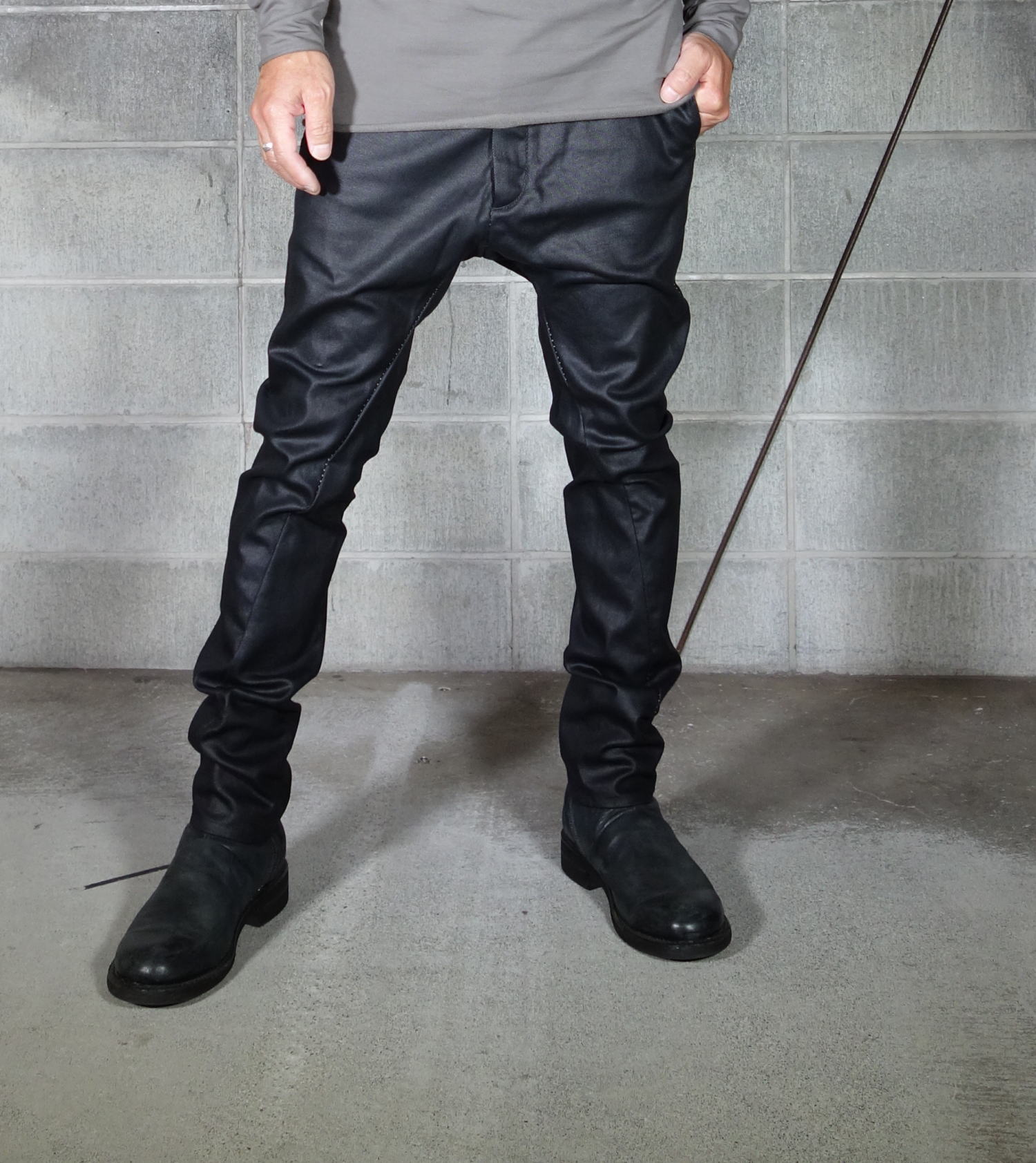 incarnation、 31981-6452 、DENIM COTTON ELASTERN LONG DARTS