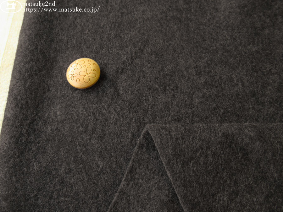 デッドストック反】 軽くてやわらかいフリース チャコールグレー