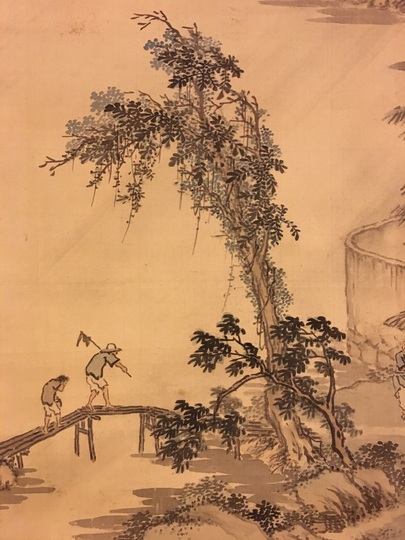 小田海僊 夏雲欲雨図｜古美術・掛け軸の販売・買取・鑑定-松本松栄堂