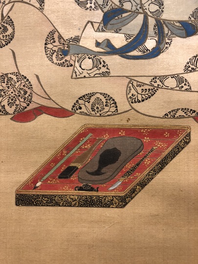 土佐光起 柿本人麿｜古美術・掛け軸の販売・買取・鑑定-松本松栄堂