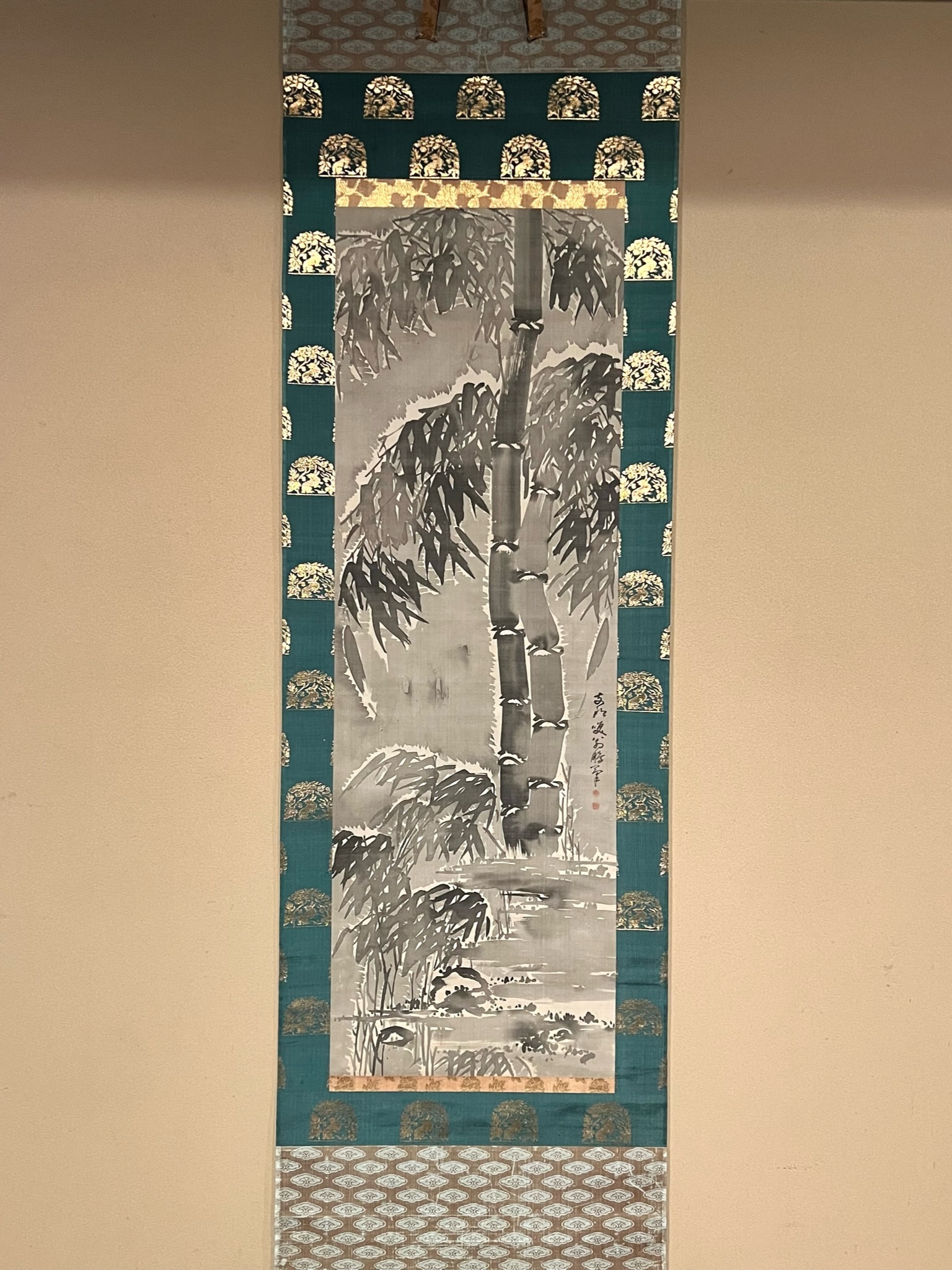 掛軸3本 ①小林太玄作 懐紙「千年翠」②芳賀洞然作「