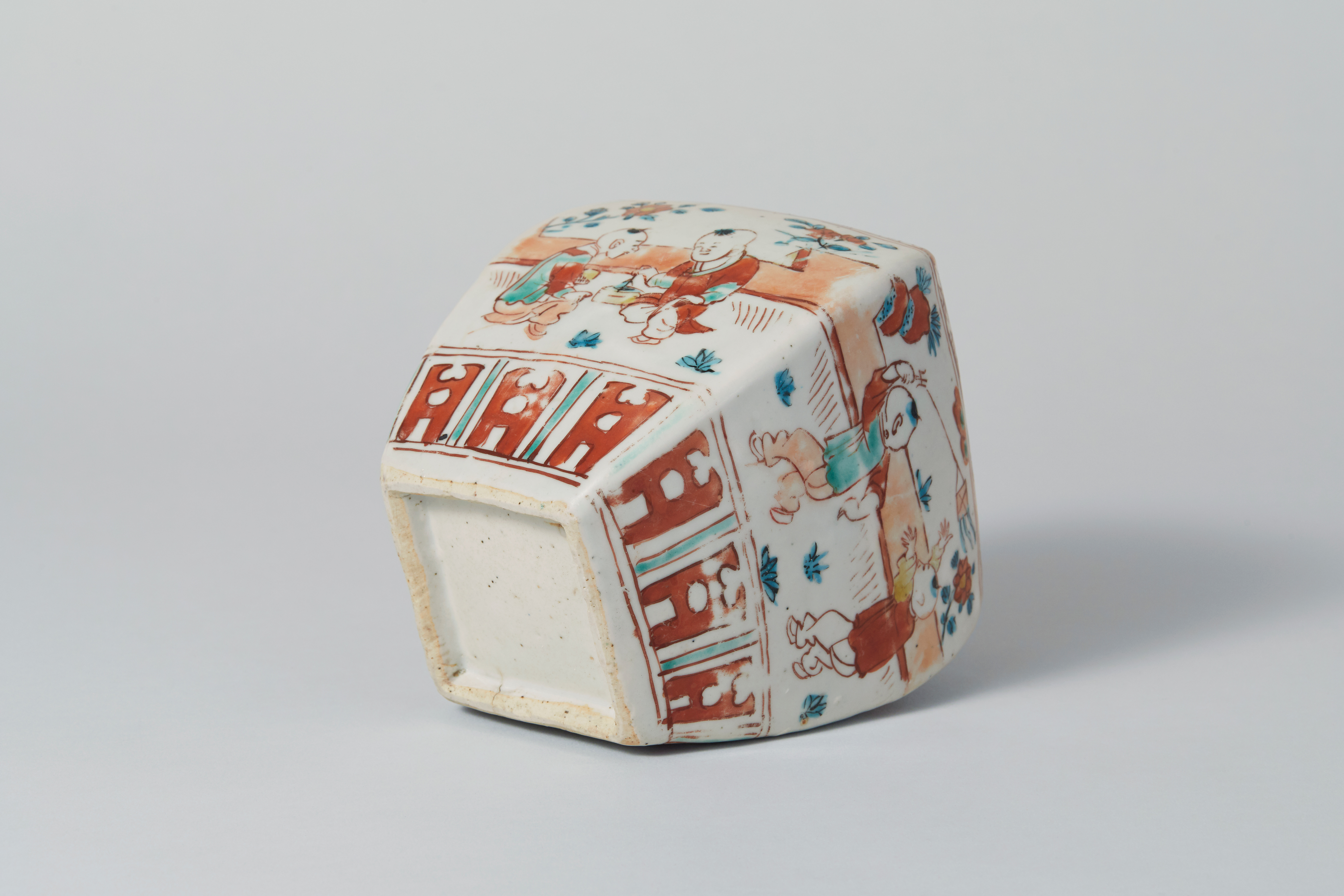 中国 古玩 唐物 粉彩 水注 細密細工 南京色絵 希少 中国 古玩 唐物 粉