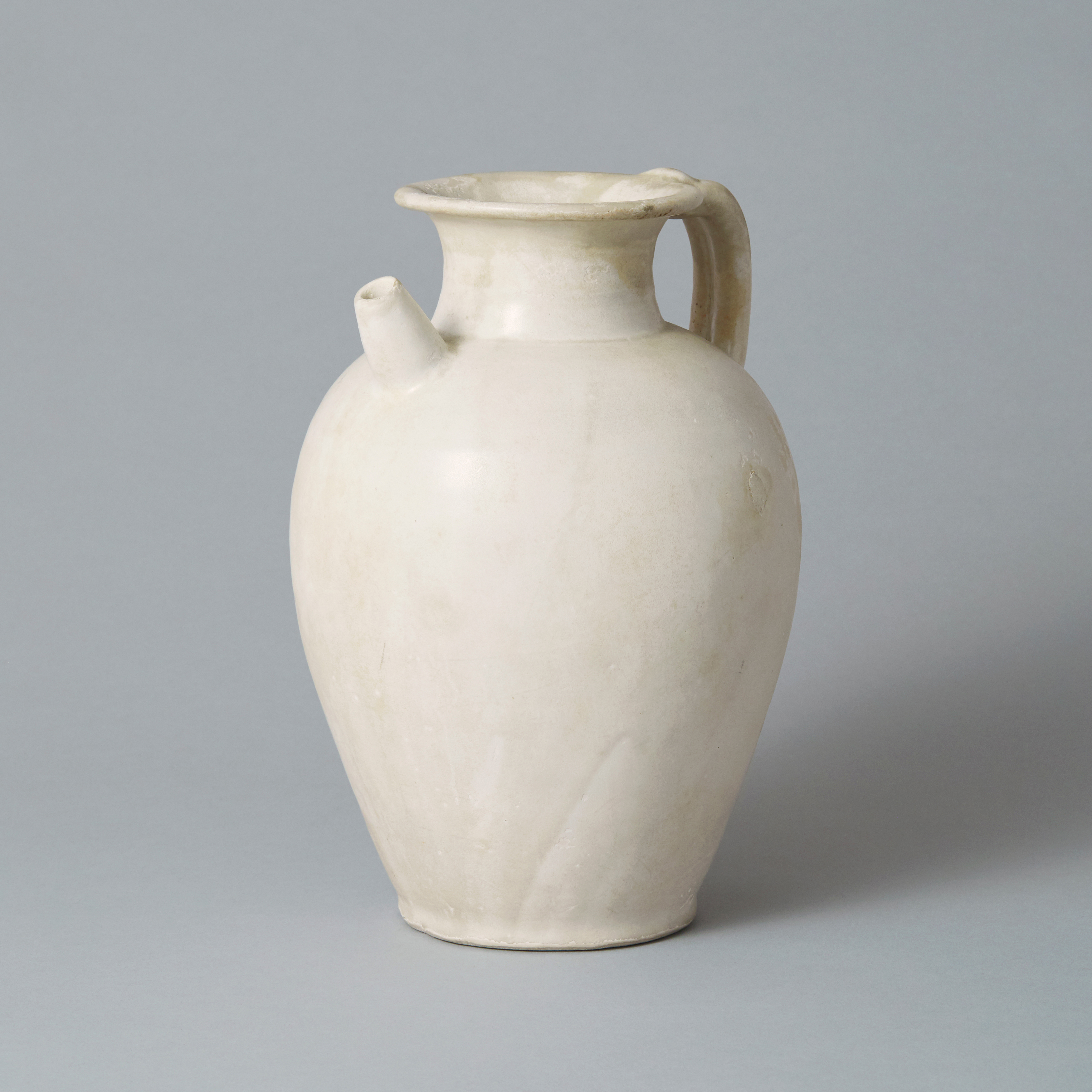 磁州窯 白磁 爵形盃 無疵完品 磁州窯 白磁 爵形盃