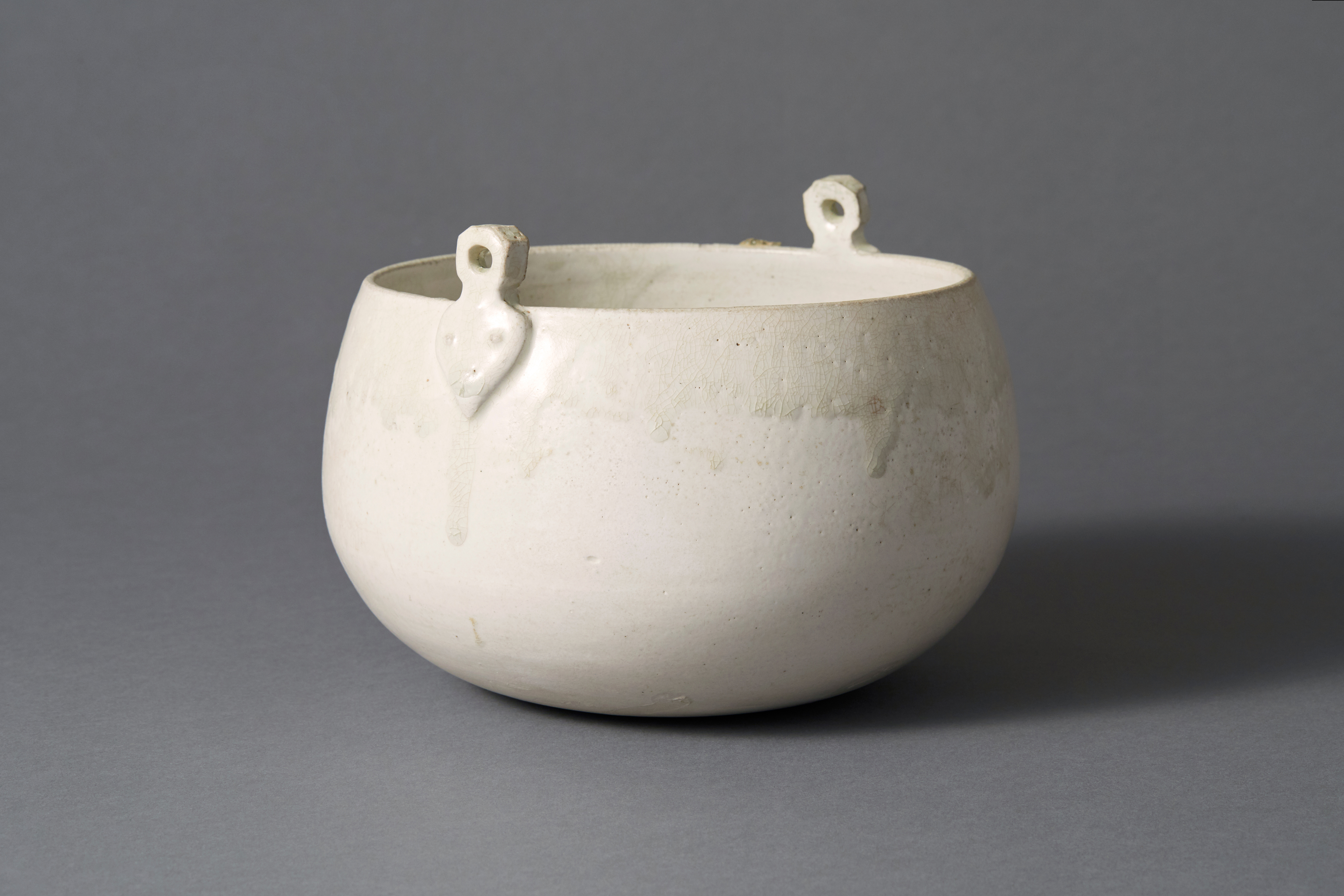 RITAO タイ古陶磁 バンチェン土器 片耳壷 時代箱 C 6568C RITAO タイ古陶磁