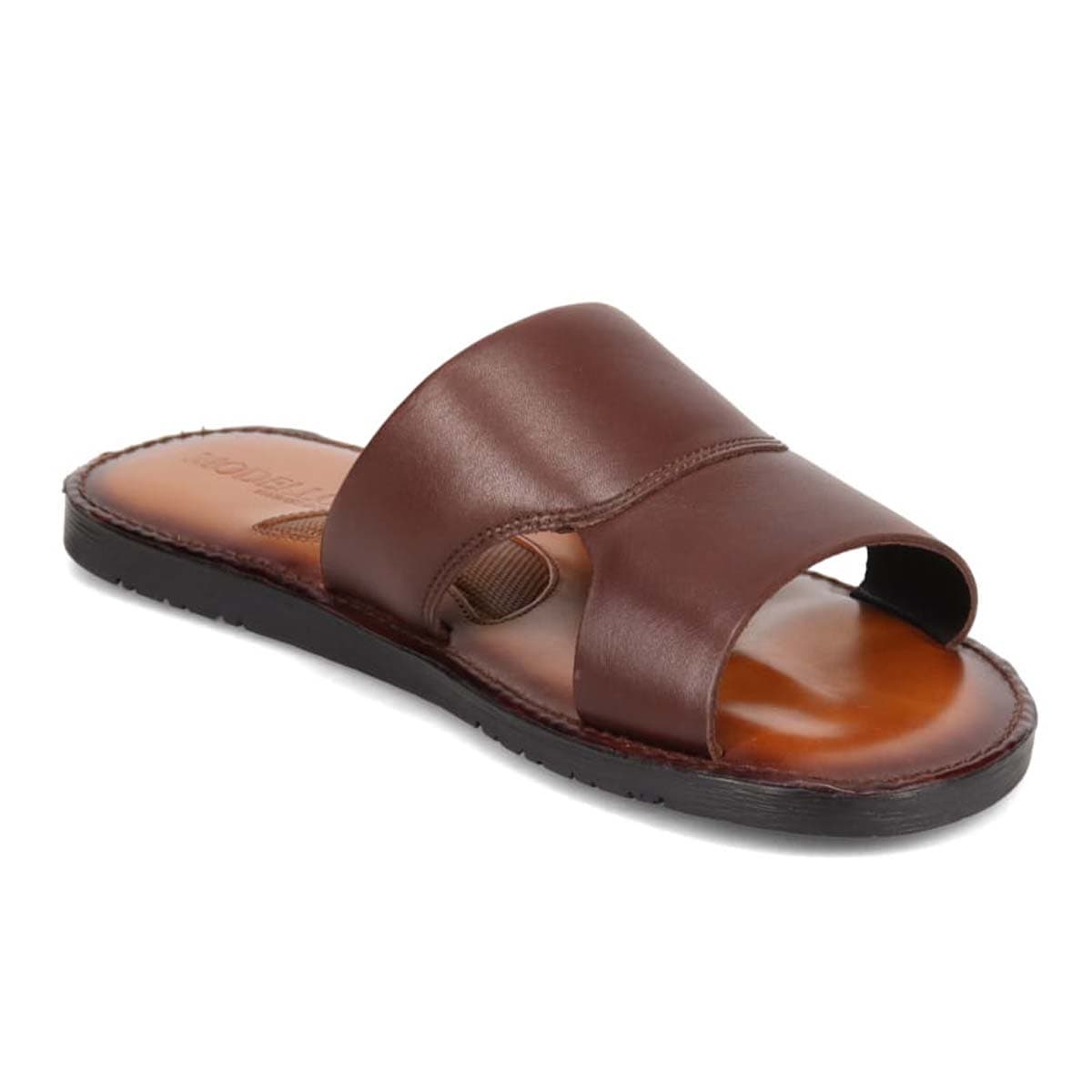 モデロ MODELLO レザーサンダル DM5317(M(25.0～25.5cm) BLACK