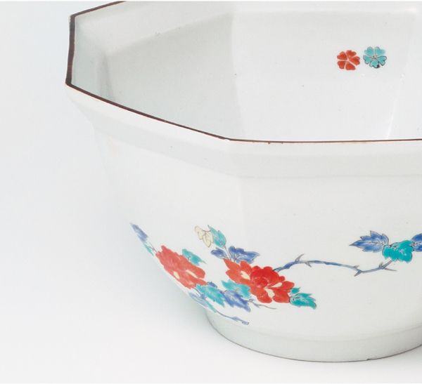 柿右衛門色絵花鳥文輪花皿 | 商品詳細 東洋古陶磁の前坂晴天堂