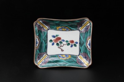 古伊万里 色絵 上手 小皿 5客 古伊万里色絵七寸皿5客 - 生活骨董の店