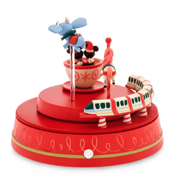 Disney Holiday Musical Figure - Mickey & Minnie Monorail