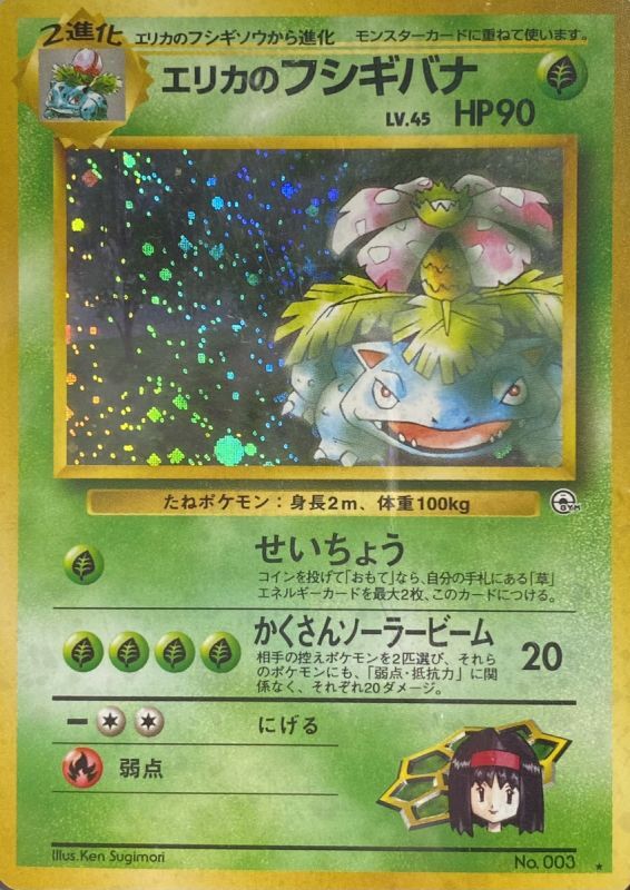 ポケモンカード ジムバッジ(エリカ キラ仕様)【P】{XY-P} psa10