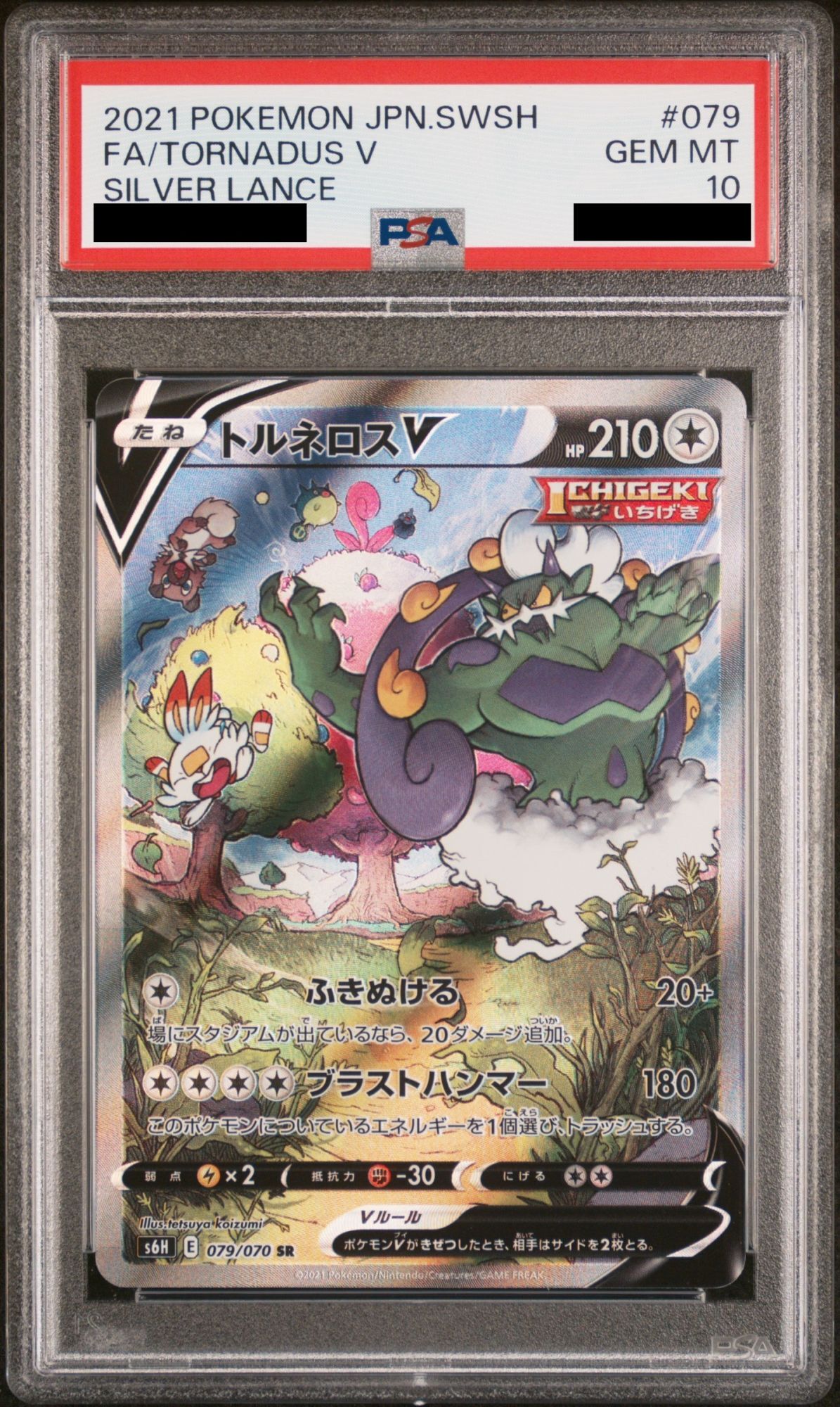 PSA10】トルネロスV SA (SR) {079/070} [S6H] - magi通販【ポケモン