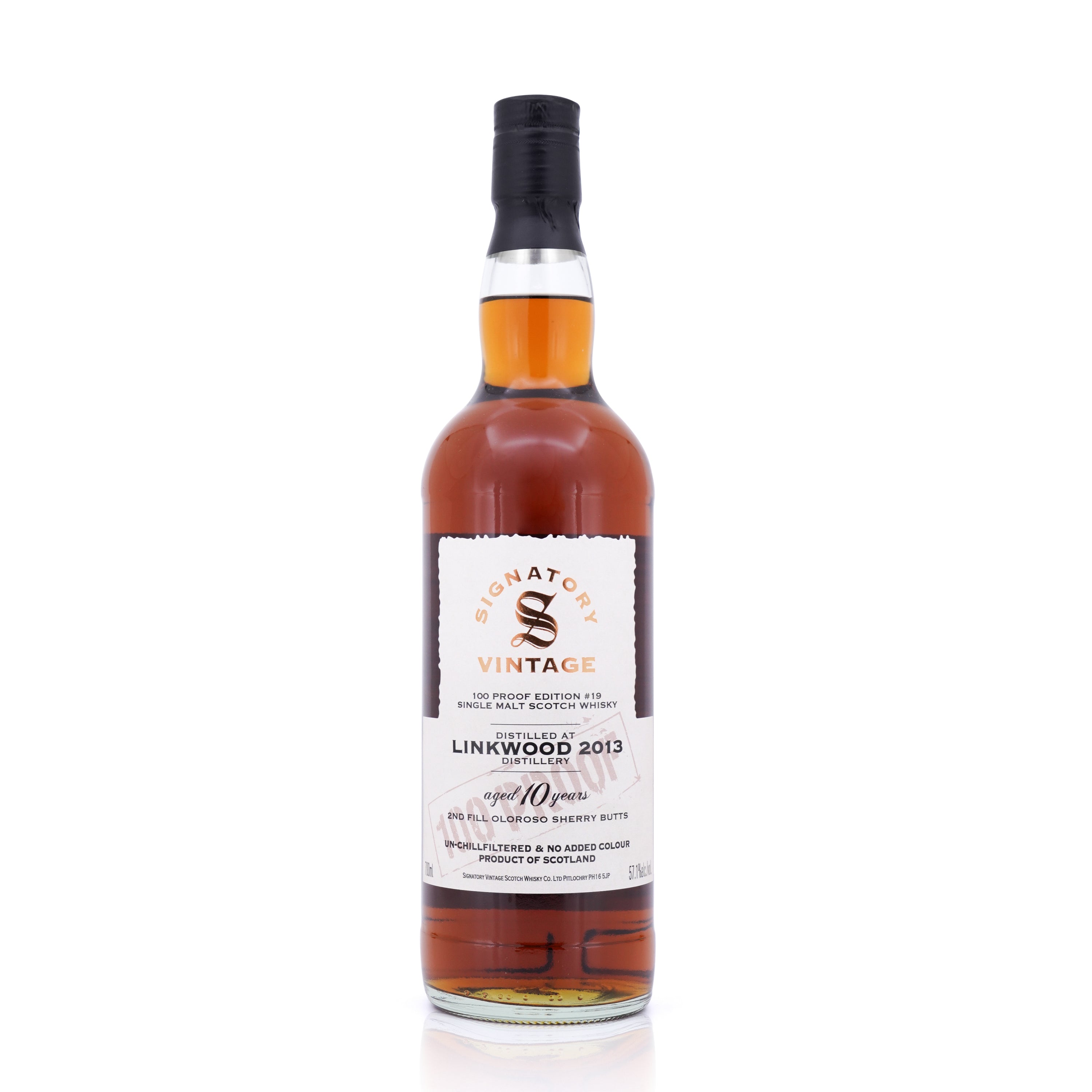 Linkwood 10 Years Old 2013/2024 Signatory Vintage 100 Proof #19
