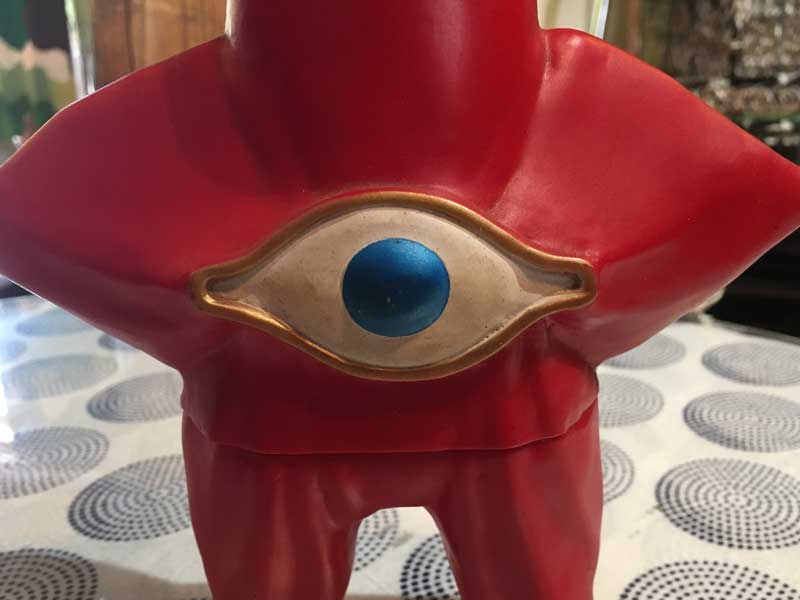 岡本太郎デザイン 「宇宙人東京に現る」パイラ人マーミット社の ソフビ