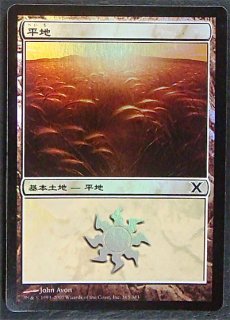 神河物語】基本土地 Foil 平地 290/306（日本語） - マナソース